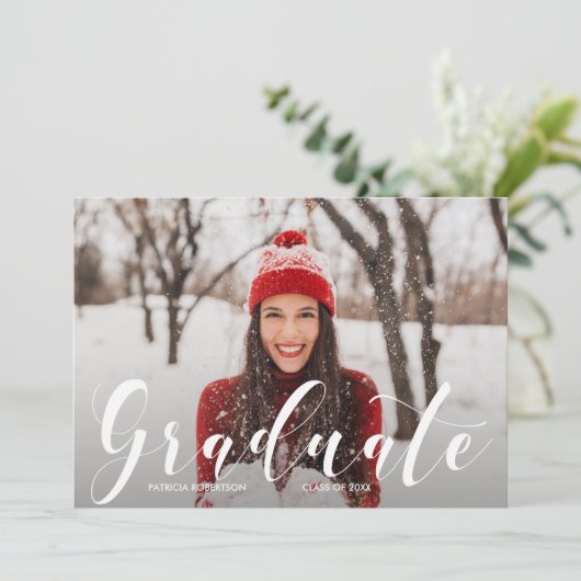 モダン卒業式 案内状 (スタンド正面)