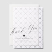 モダン卒業感謝していをオーバーレイ ベラム紙招待状 (オフセット (招待状))