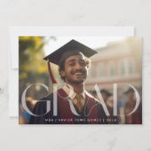 モダン卒業数々の会 案内状 (正面)