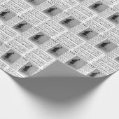 モダン卒業新聞大学 ラッピングペーパー (角)