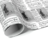 モダン卒業新聞大学 ラッピングペーパー (ロールコーナー)