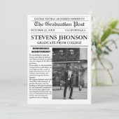 モダン卒業新聞大学 招待状 (スタンド正面)