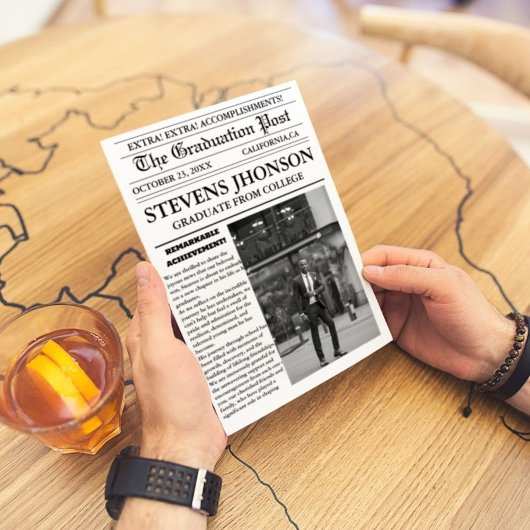 モダン卒業新聞大学 招待状