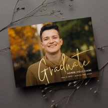 モダン卒業生のシンプル写真卒業