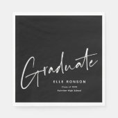 モダン卒業生シンプル成 スタンダードランチョンナプキン (正面)