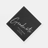 モダン卒業生シンプル成 スタンダードランチョンナプキン (角)