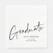 モダン卒業生シンプル成 スタンダードランチョンナプキン (正面)