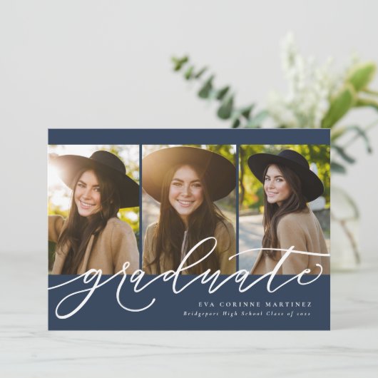 モダン卒業生3名 案内状 (スタンド正面)