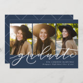 モダン卒業生3名 案内状 (正面/裏面)