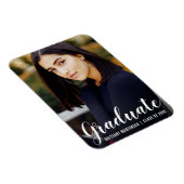 モダン卒業発表の写真 マグネット (右側)