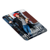 モダン卒業発表写真W マグネット (右側)