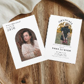 モダン卒業発表 招待状