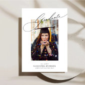 モダン卒業発表 招待状