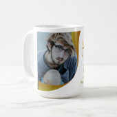 モダン卒業白波 コーヒーマグカップ (正面左)