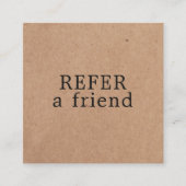 モダン印エレガント刷クラフト美しい 紹介カード (正面)