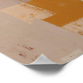 モダン印象派の優雅なヒョウの絵 ポスター (角)