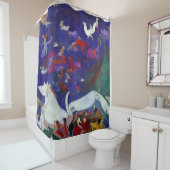 モダン印象派ノアの箱舟1 シャワーカーテン (インサイチュ)
