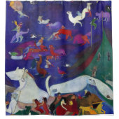 モダン印象派ノアの箱舟1 シャワーカーテン (正面)