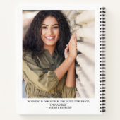 モダン即刻写真卒業ゲストブック ノートブック (裏面)