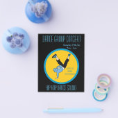 モダン又はヒップホップダンスグループ演奏 チラシ (シングル)