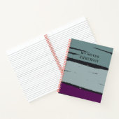 モダン及びコンテンポラリーデザインカスタム文字 ノートブック (内部)