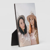 モダン友エレガントだち向けベティ最高の写真 フォトプラーク (側面)