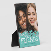 モダン友最高の達の写真 フォトプラーク (側面)