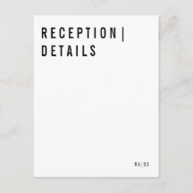 モダン受付カード