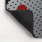 モダン口，黒，赤，灰色，抽象芸術 マウスパッド (コーナー)