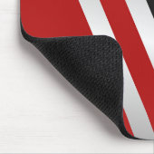 モダン口，黒，赤，灰色，白，抽象芸術 マウスパッド (コーナー)