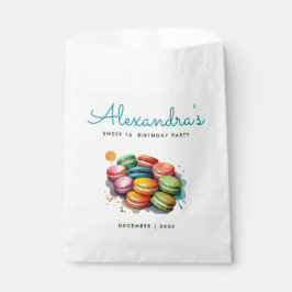 モダン可愛いカラフルターコイズマカロン水色 フェイバーバッグ