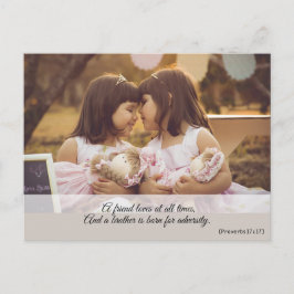 モダン可愛いガーリースピリチュアル聖句 ポストカード