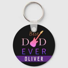 モダン可愛いクール最高のパパEver Faters Day キーホルダー