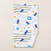 モダン可愛い幾何学組成 バスタオルセット (ハンドタオル)