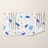 モダン可愛い幾何学組成 バスタオルセット (ハンドタオル)