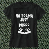 モダン可愛おもしろいい猫ペット引用文パーソナライズされたブラック Tシャツ