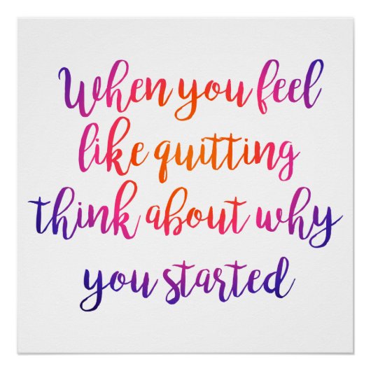 モダン台本タイポグラフィやる気を起こさせるクールポスター ポスター (正面)