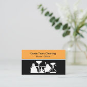 モダン名刺のクユニークリーニング 名刺 (スタンド正面)