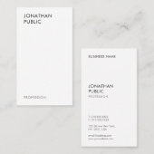 モダン名刺トレンディーエレガントプロフェッショナル 名刺 (正面/裏面)