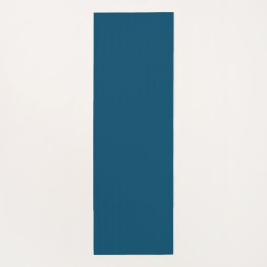 モダン名前をカスタムするティール（緑がかった色）と青 ヨガマット (裏面)