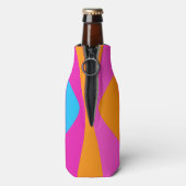 モダン名前をカスタムする夏季おもしろい時間かわいい ボトルクーラー (ボトル裏面)