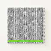 モダン名前をカスタムする | トラベパーソナライズされたル ノートブック (裏面)