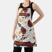 モダン名離れ付きパーソナライズされた抽象芸術 エプロン (インサイチュ)