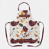 モダン名離れ付きパーソナライズされた抽象芸術 エプロン (正面)