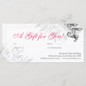 モダン商品券リテールフローラサンゴW (正面/裏面)