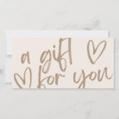 モダン商品券 (正面)