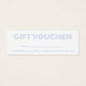 モダン商品券 (裏面)