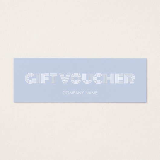 モダン商品券 (正面)