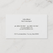 モダン商実在品超高層ビルロゴ 名刺 (裏面)