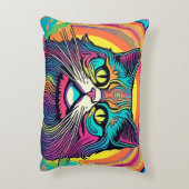 モダン善猫 アクセントクッション (裏面(縦))